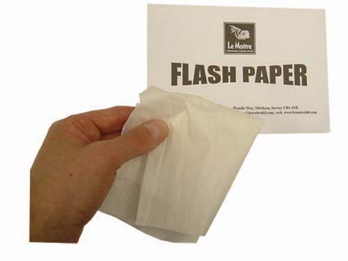 Flash Paper/Cotton/Cord/Cloth