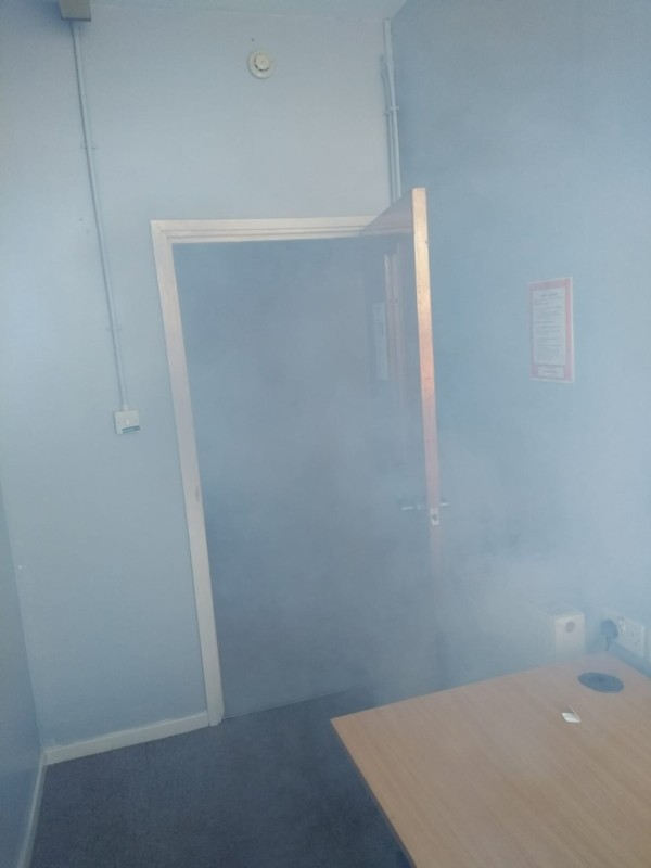 GForce Smoke Generators used in multi-agency fire simulation exercise